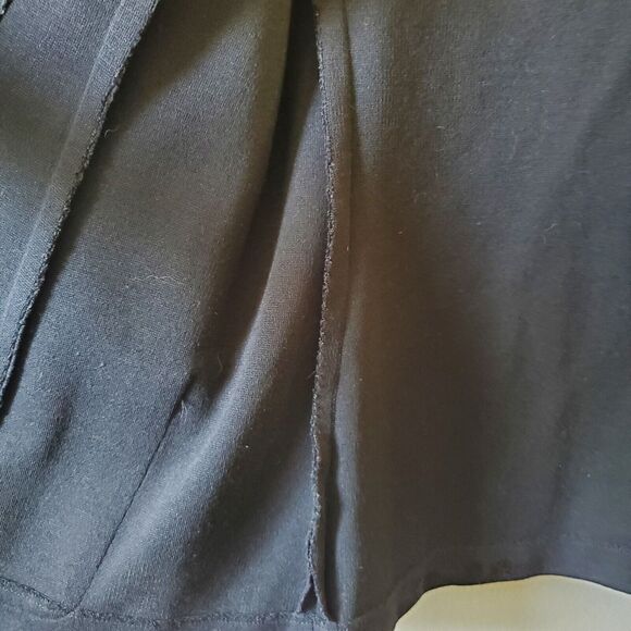 Vtg Aileen Designer Womens  Blazer Black Single Button Sz 10 - Picture 7 of 11